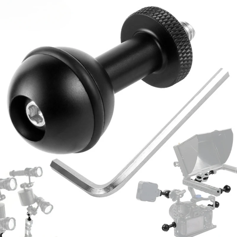 Photography Lighting For Outdoors - Diving photography ball head base, adjustable