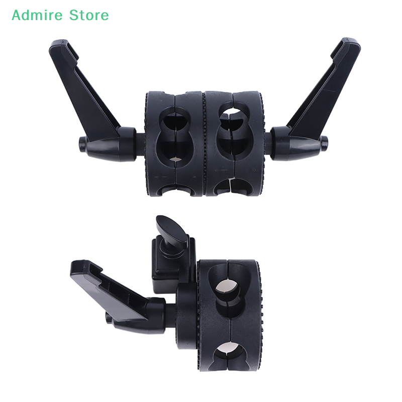 Reflector Arm Clamp - Swivel Single/Double Head Grip Holder Bracket
