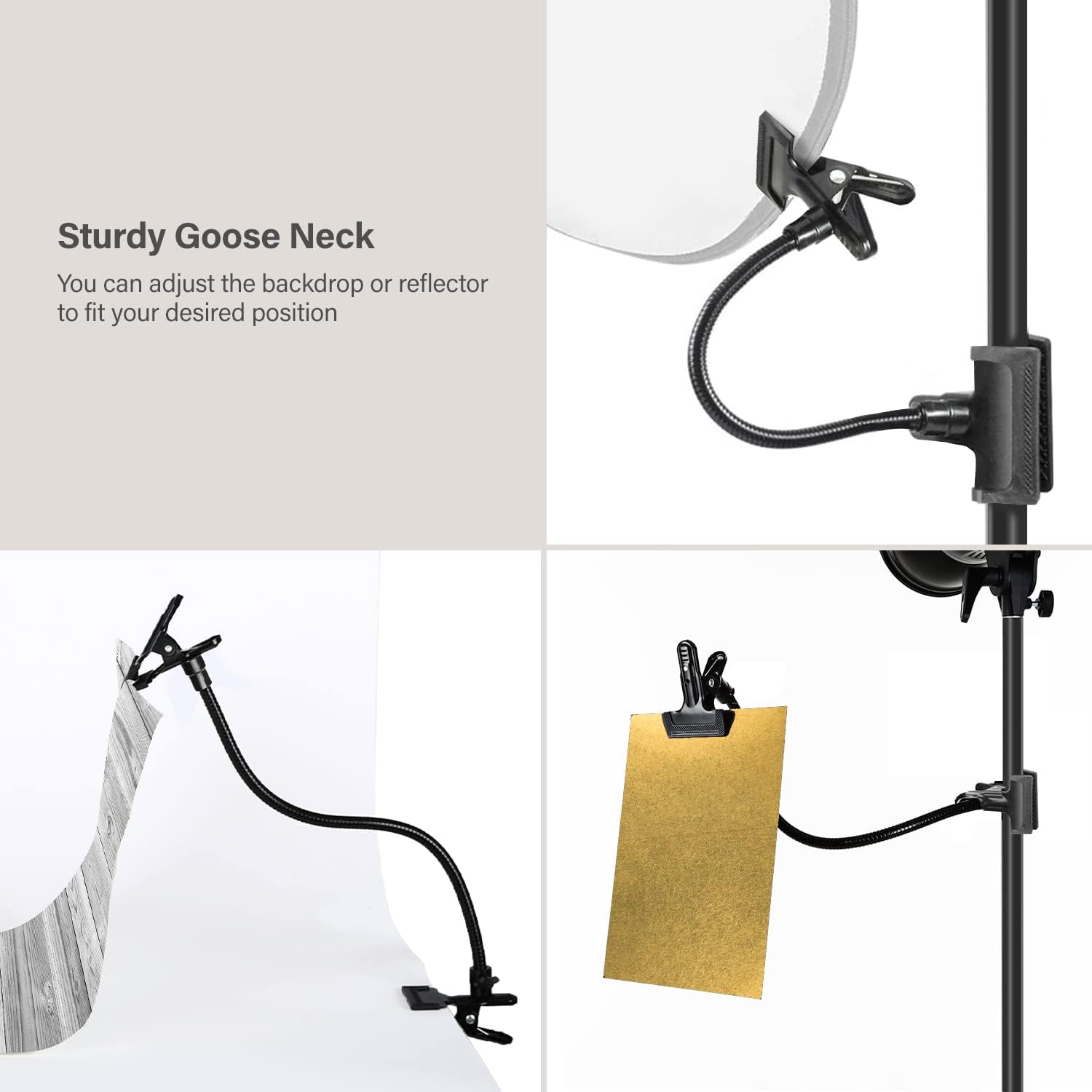 Background Holder Clamp W/ Fle - Reflector Arm Clamp 评论和价格