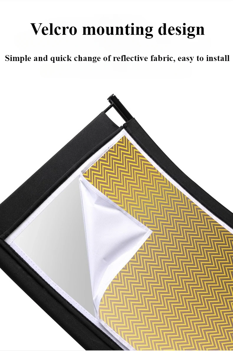 4-Color Cloth U-Type Reflector - Photography Types Of Lighting 评论和价格