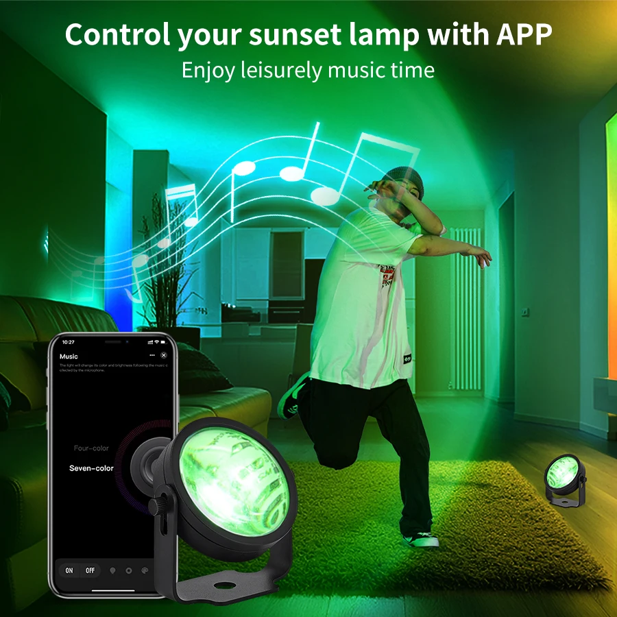 Tuya Smart Sunset Projector La - Photography Lighting Mood 评论和价格
