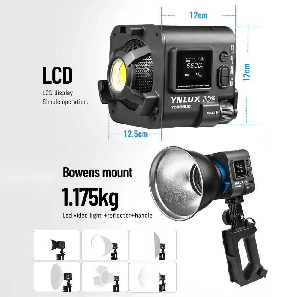 YONGNUO YNLUX100 100W 3200K-56 - Photography And Lighting 评论和价格