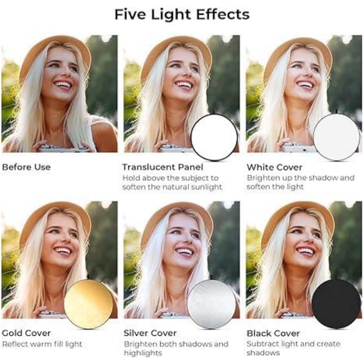 HUANYINGBJB Portable 5 in 1 Ph - Photography Lighting For Outdoors 评论和价格