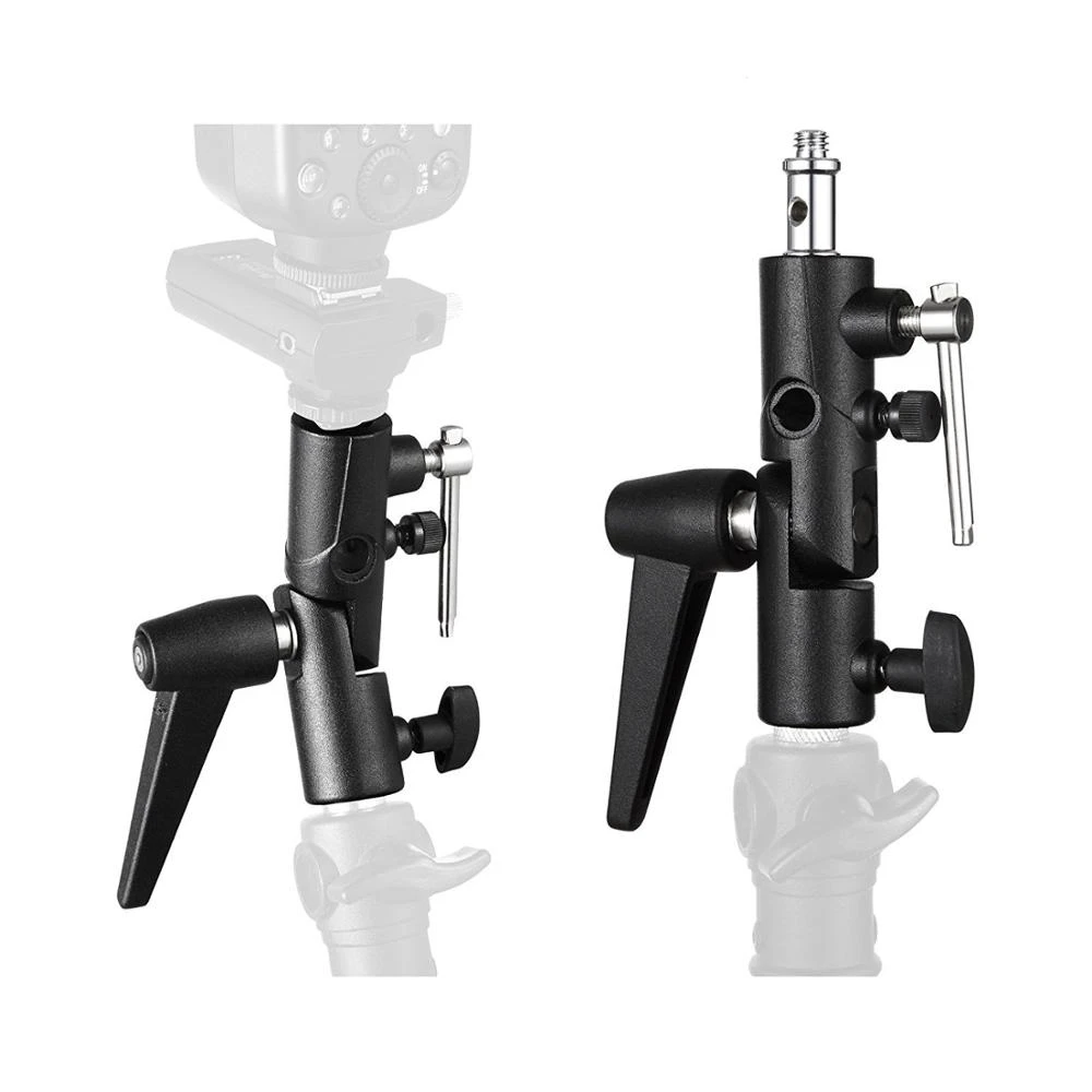 Flash Bracket Hot Shoe Umbrell - Photography Types Of Lighting 评论和价格