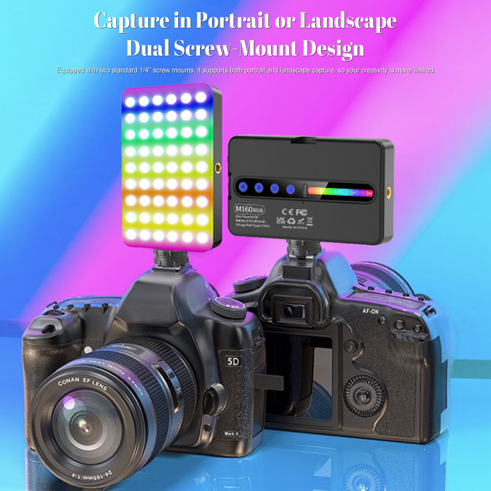 6.5W RGB LED Video Light 2700K - Photography Types Of Lighting 评论和价格