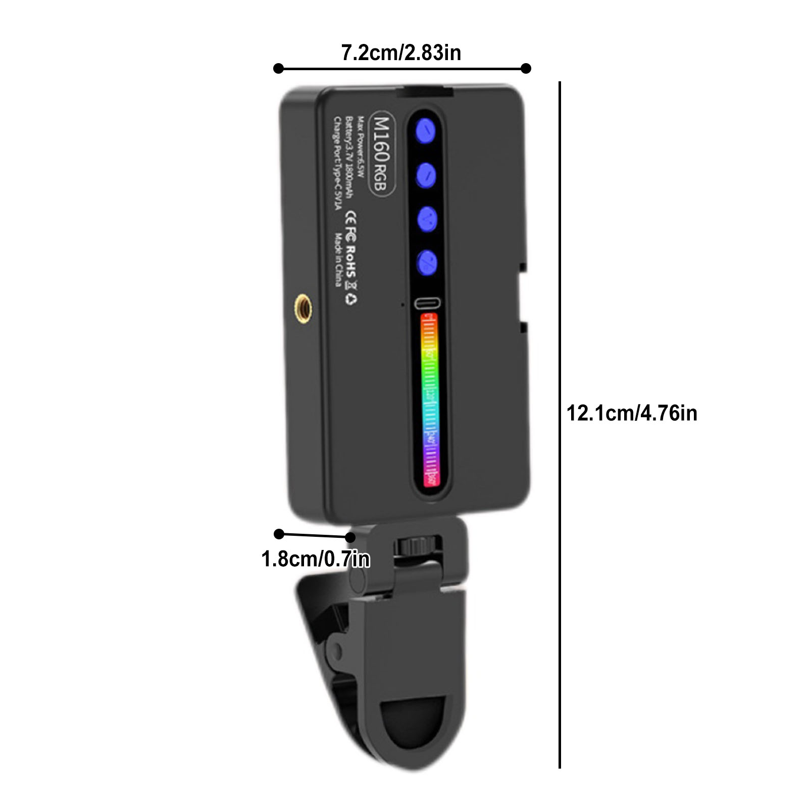 6.5W RGB LED Video Light 2700K - Photography Types Of Lighting 评论和价格