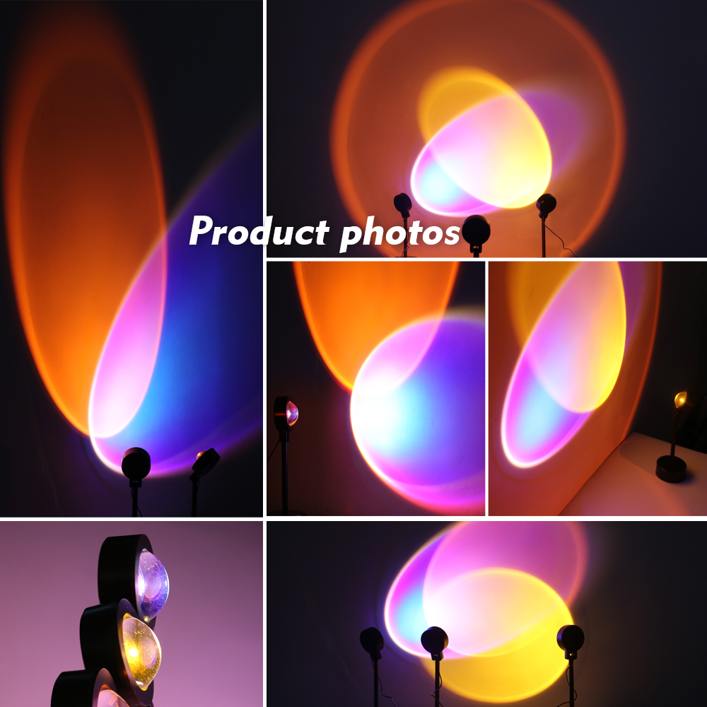 Sunset Lamp LED Rainbow Neon N - Photography Lighting Mood 评论和价格