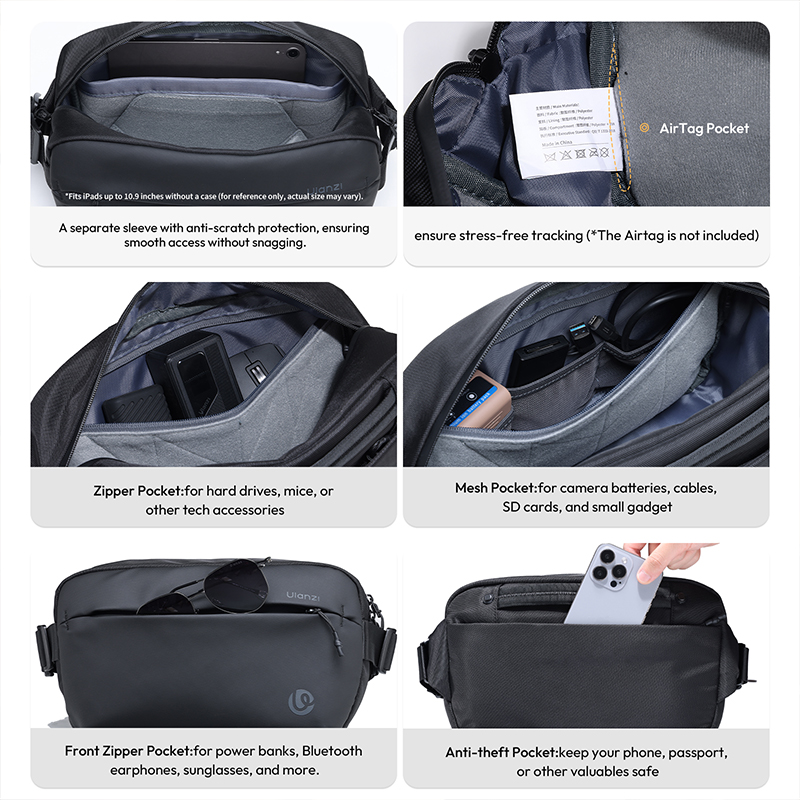 Ulanzi PB038 Travel Sling Bag  - Photography Lighting For Outdoors 评论和价格