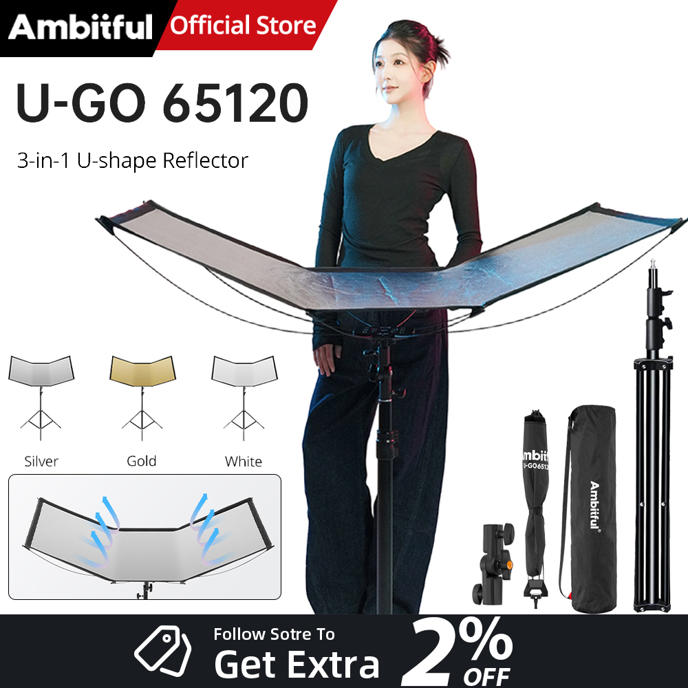 AMBITFUL 3in1 U-Type Light Dif - Photography Types Of Lighting 评论和价格