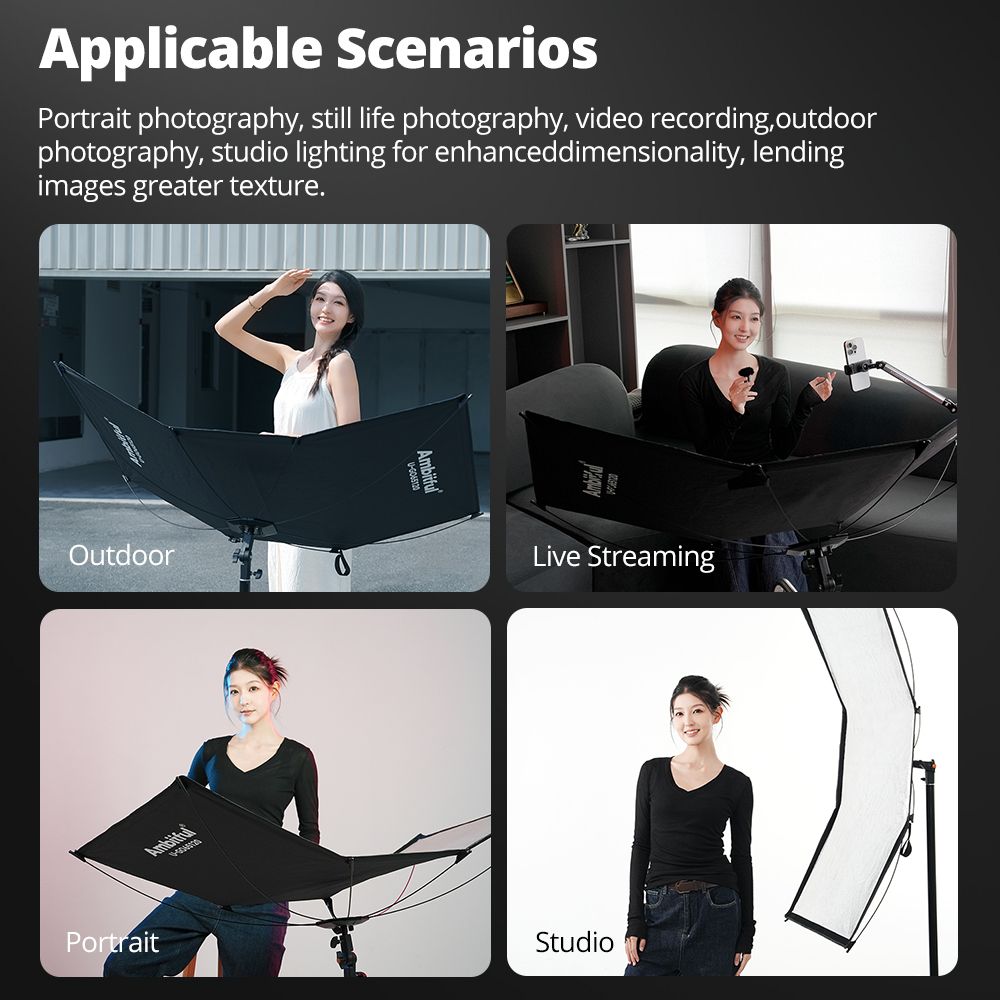 AMBITFUL 3in1 U-Type Light Dif - Photography Types Of Lighting 评论和价格