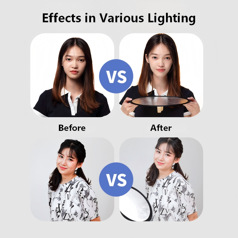 2-in-1 Dual Sided Gold Silver  - Photography Lighting For Outdoors 评论和价格