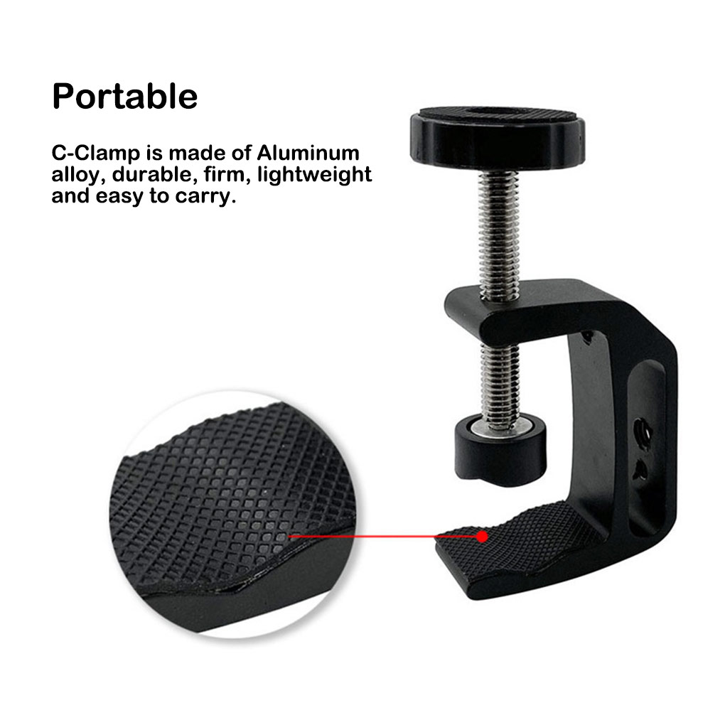 C- Shaped Clamp Aluminum Alloy - Photography Types Of Lighting 评论和价格