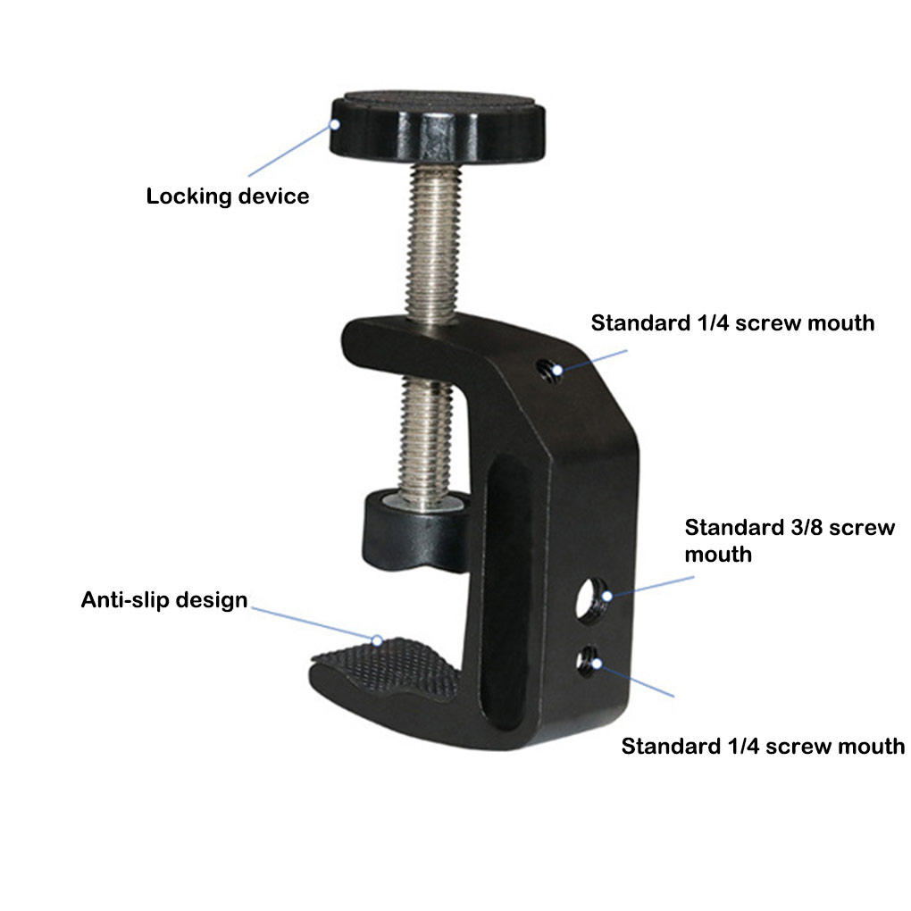 C- Shaped Clamp Aluminum Alloy - Photography Types Of Lighting 评论和价格