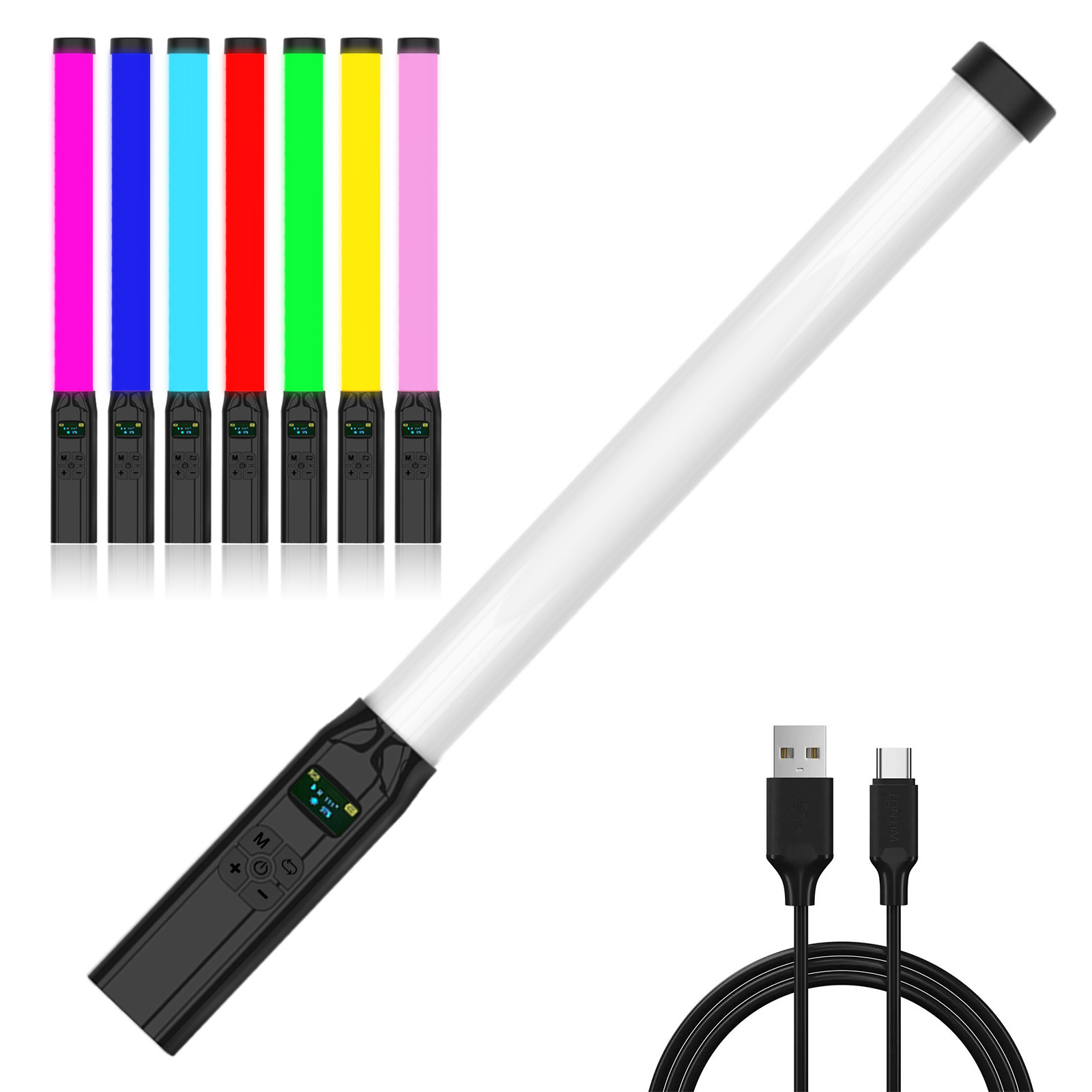 50CM RGB Stick Light Wand Ligh - Photography Types Of Lighting 评论和价格