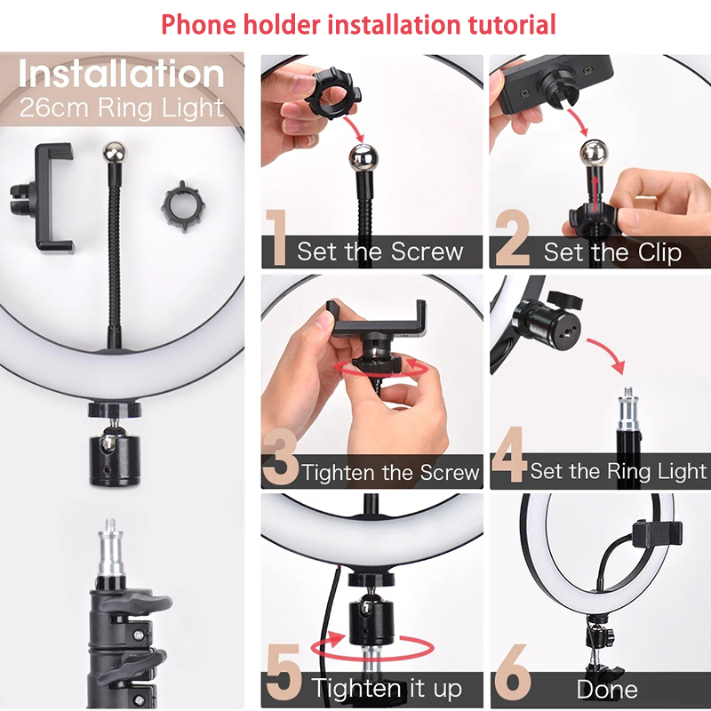 Video Light 16/26/33cm Selfie  - Photography Lighting Stick 评论和价格