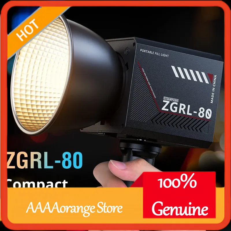 ZGRL80 80W COB LED Video Light - Photography Lighting For Outdoors 评论和价格