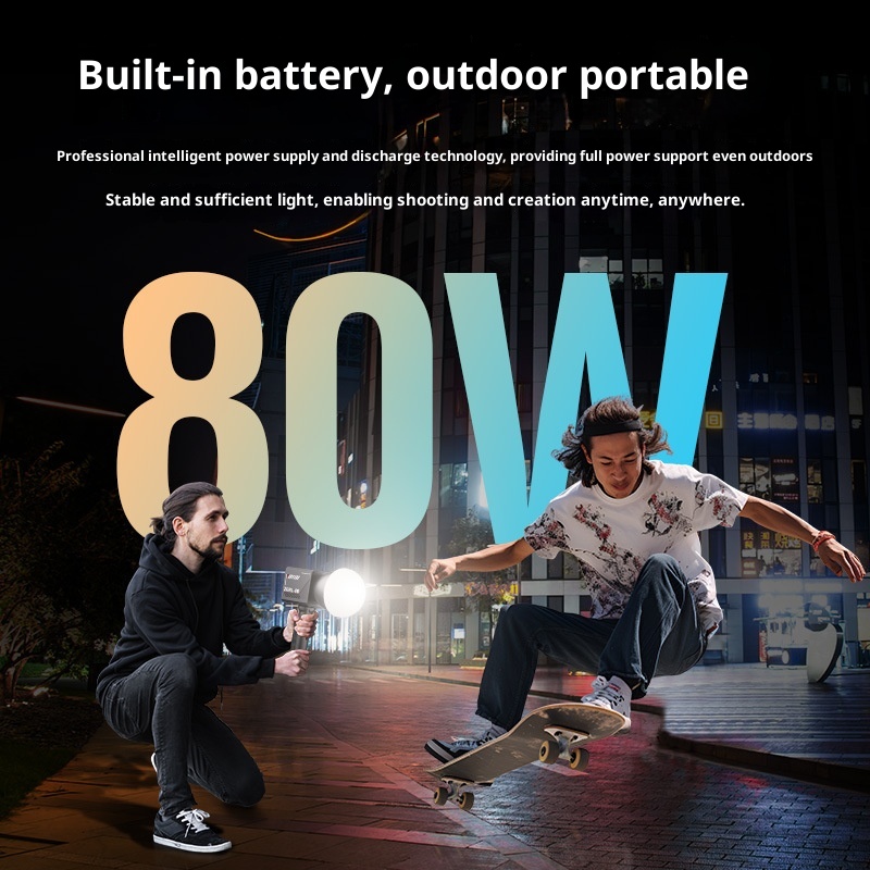 ZGRL80 80W COB LED Video Light - Photography Lighting For Outdoors 评论和价格