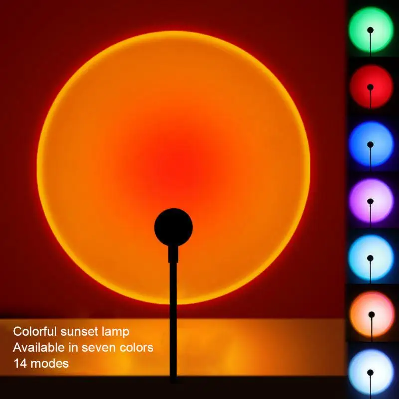 Led USB sunset lamp projector  - Photography Lighting Mood 评论和价格