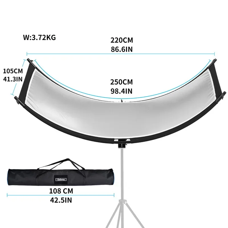 Selens 4-IN-1 U-typed 105x260c - Photography Types Of Lighting 评论和价格