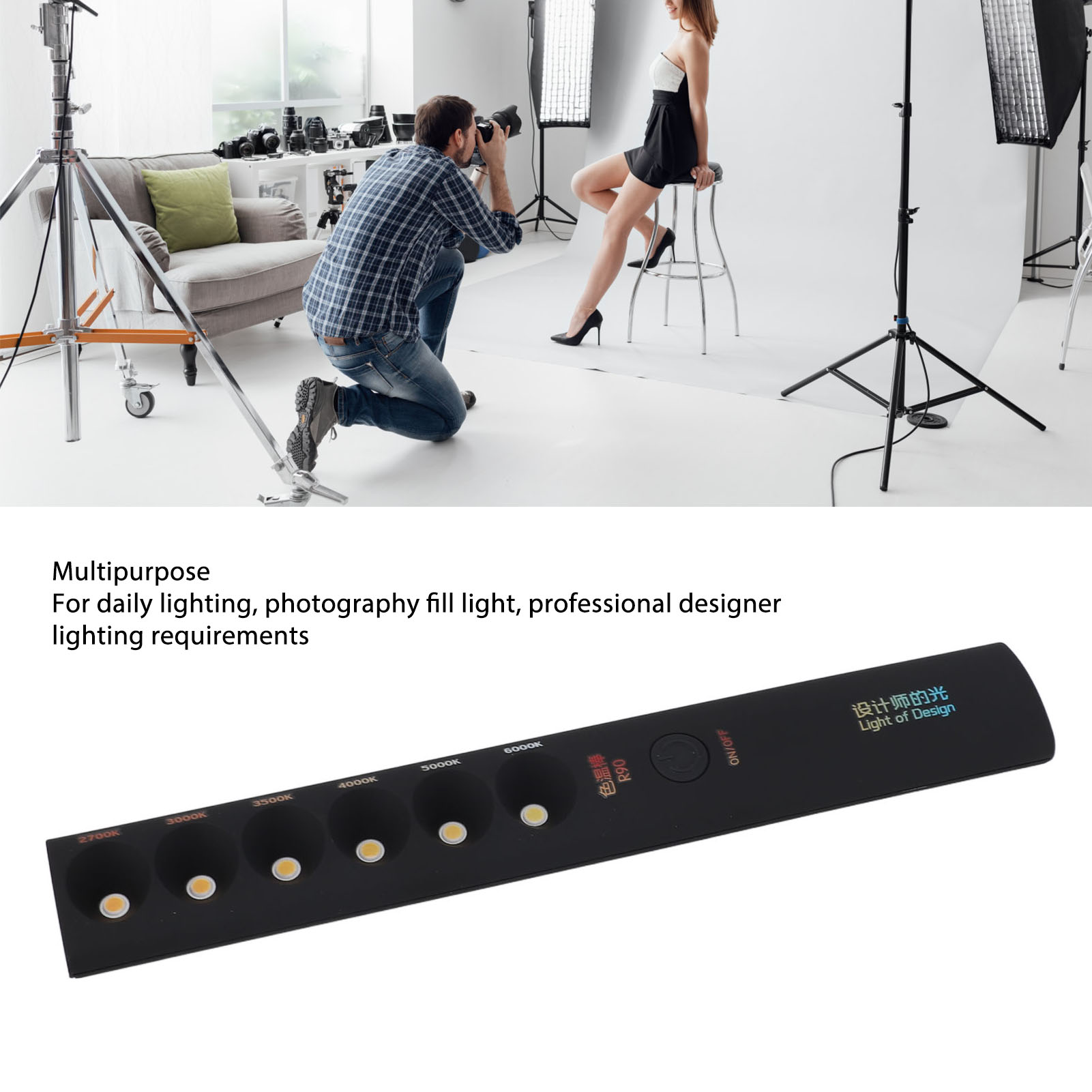 Video Light Wand Portable Colo - Photography Lighting Lamp 评论和价格