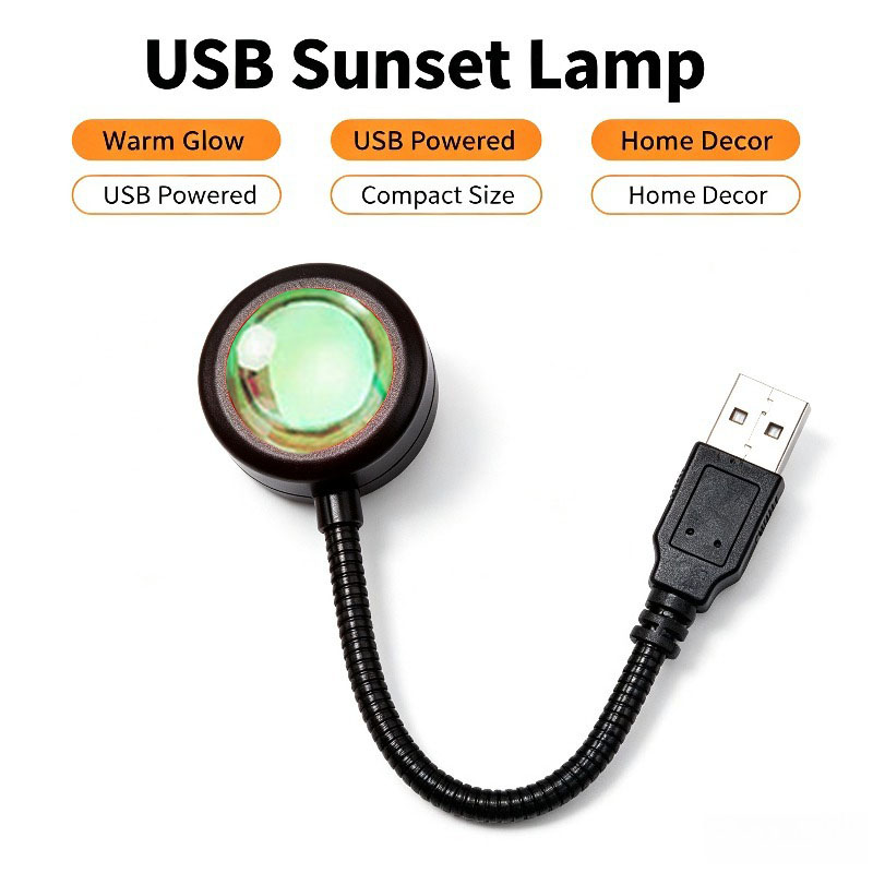 USB Sunset Lamp, Aesthetic Pro - Photography Lighting Mood 评论和价格