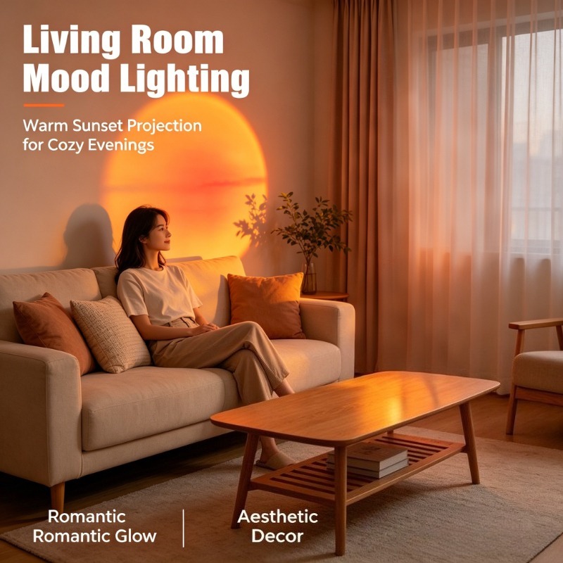 USB Sunset Lamp, Aesthetic Pro - Photography Lighting Mood 评论和价格