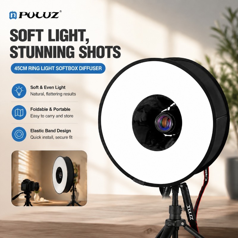 Foldable 45cm Ring‑flash Soft‑ - Photography Types Of Lighting 评论和价格
