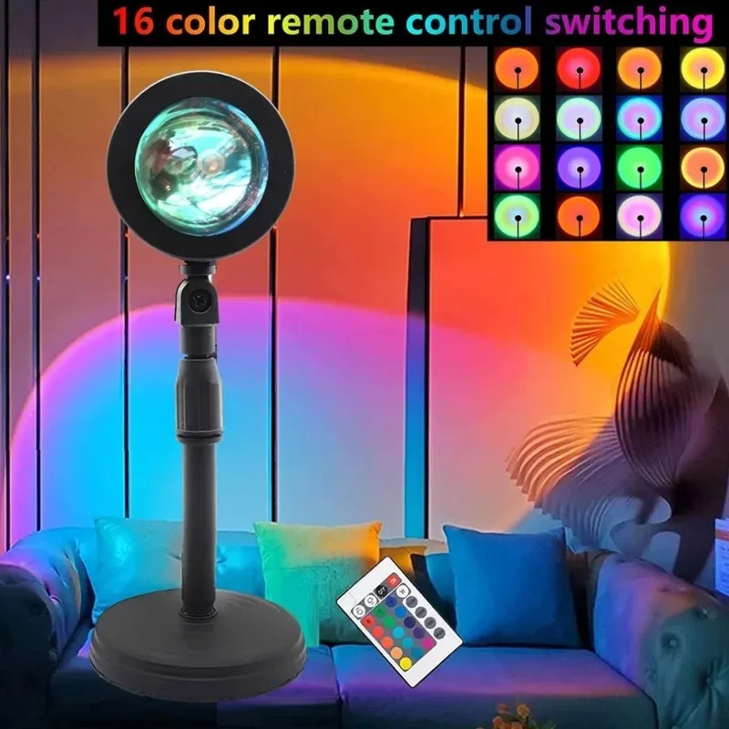 16 Color Sunset Lamp,RGB Mood  - Photography Lighting Mood 评论和价格